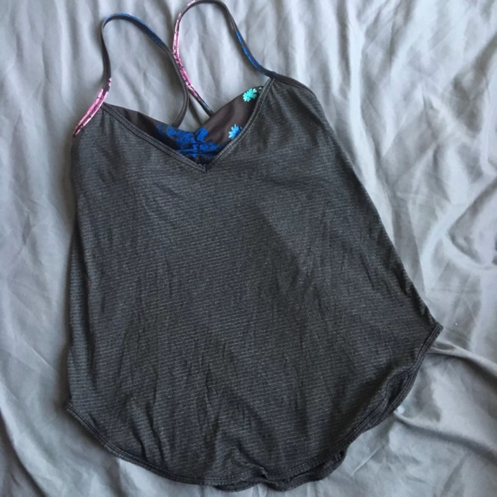 Lululemon Tank Top Built In Bra